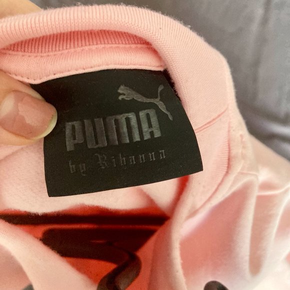 Pink Rihanna Fenty Puma Oversized Sweater - Picture 3 of 4